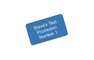 Steve's Test Promotion Number 1