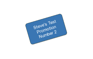Steve's Test Promotion Number 2